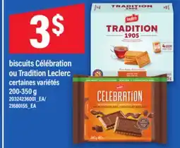 Maxi BISCUITS CÉLÉBRATION OU TRADITION LECLERC, 200-350 G offer