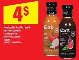 Maxi VINAIGRETTE PURE J.L. KRAFT | SALAD DRESSING, 355 Ml offer