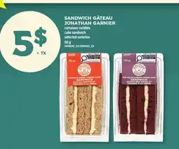 Maxi SANDWICH GÂTEAU JONATHAN GARNIER | CAKE SANDWICH, 110 g offer