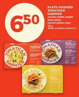 Maxi PLATS CUISINÉS JONATHAN GARNIER | DINNER ENTRÉES ,320 G offer