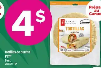 Maxi TORTILLAS DE BURRITO PCMD, 6 UN offer