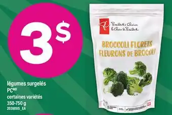 Maxi légumes surgelés PC, 350-750 g offer