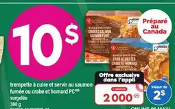 Maxi TREMPETTE À CUIRE ET SERVIR AU SAUMON FUMÉE OU CRABE ET HOMARD PC, 360 G offer