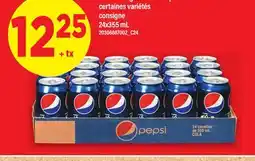 Maxi BOISSONS GAZEUSES PEPSI | CONSIGNE, 24X355 ML offer