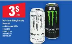 Maxi BOISSONS ÉNERGISANTES MONSTER, 444-473 mL offer