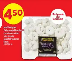 Maxi MINI DONUTS DÉLICES DU MARCHÉ | MINI DONUTS, 600 g offer