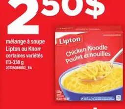 Maxi MÉLANGE À SOUPE LIPTON OU KNORR, 113-338 G offer