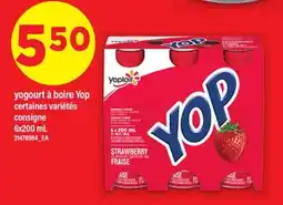 Maxi YOGOURT À BOIRE YOP, 6X200 ML offer