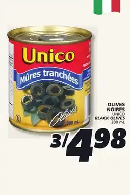 IGA UNICO BLACK OLIVES offer
