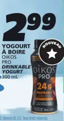 IGA OIKOS PRO DRINKABLE YOGURT offer
