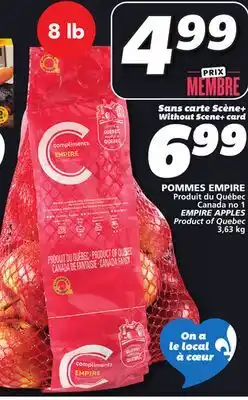 IGA EMPIRE APPLES offer