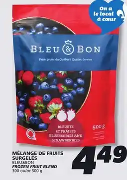 IGA BLEU&BON FROZEN FRUIT BLEND offer