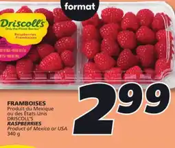 IGA DRISCOLL'S RASPBERRIES offer