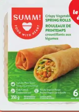 IGA SUMM! SPRING ROLLS offer