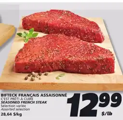 IGA C'EST PRÊT! À CUIRE SEASONED FRENCH STEAK offer