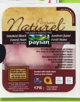 IGA PAYSAN NATUREL ORGANIC SHAVED SMOKED HAM offer