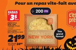IGA C'EST PRÊT! (16 in.) FRESH NEW YORK-STYLE PIZZA offer