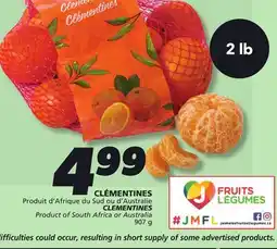 IGA CLEMENTINES offer