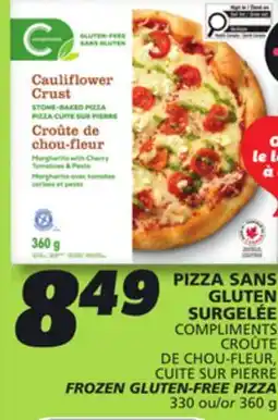 IGA COMPLIMENTS FROZEN GLUTEN-FREE PIZZA offer