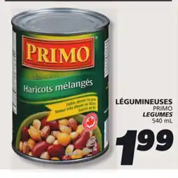 IGA PRIMO LEGUMES offer