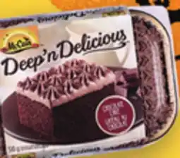 IGA McCAIN DEEP'N DELICIOUS FROZEN CAKE offer