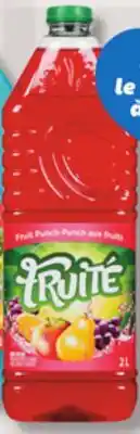 IGA FRUITÉ FRUIT DRINK offer
