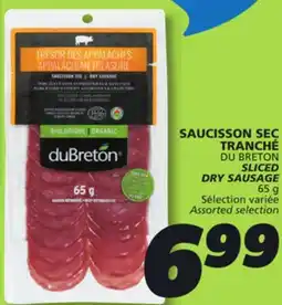 IGA DU BRETON SLICED DRY SAUSAGE offer