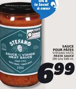 IGA STEFANO FAITA PASTA SAUCE offer
