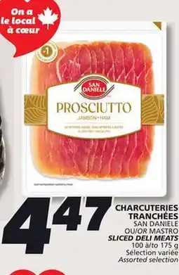 IGA SAN DANIELE SLICED DELI MEATS offer