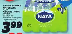 IGA NAYA NATURAL SPRING WATER offer