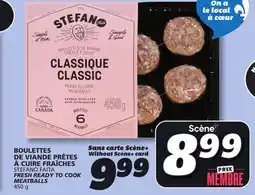 IGA STEFANO FAITA FRESH READY TO COOK MEATBALLS offer