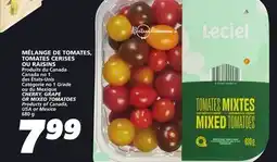 IGA CHERRY, GRAPE OR MIXED TOMATOES offer