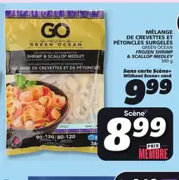 IGA GREEN OCEAN FROZEN SHRIMP & SCALLOP MEDLEY offer