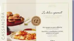 IGA CASSANDRA LOIGNON FROZEN APPETIZERS PLATTER offer