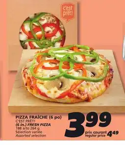 IGA C'EST PRÊT! (6 in.) FRESH PIZZA offer