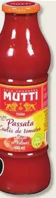 IGA MUTTI PARMA TOMATO PASSATA offer