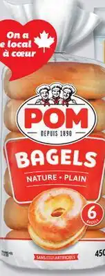 IGA POM (340 g) BAGELS offer