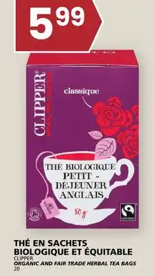 Rachelle-Bery Grocery CLIPPER ORGANIC AND FAIR TRADE HERBAL TEA BAGS offer