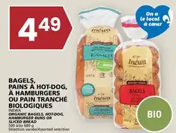 Rachelle-Bery Grocery INEWA ORGANIC BAGELS, HOT-DOG, HAMBURGER BUNS OR SLICED BREAD offer