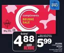 Marches Tradition COMPLIMENTS BUTTER offer