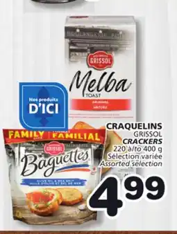 Marches Tradition GRISSOL CRACKERS offer