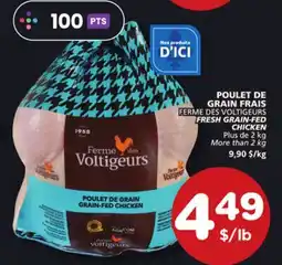 Marches Tradition FERME DES VOLTIGEURS FRESH GRAIN-FED CHICKEN offer