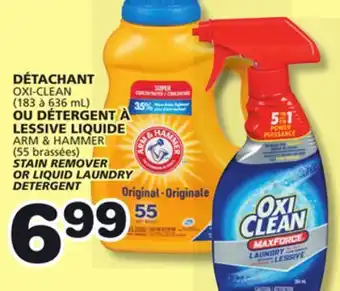 Marches Tradition OXI-CLEAN OR ARM & HAMMER STAIN REMOVER OR LIQUID LAUNDRY DETERGENT offer