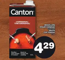 Marches Tradition CANTON BROTH FOR FONDUE offer