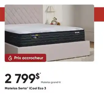 Dormez Vous Matelas Serta iCool Eco 3 offer
