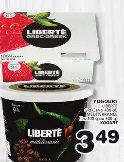 Marches Tradition LIBERTÉ GREC (4 x 100 g), (4 x 100 g ou 500 g) YOGURT offer