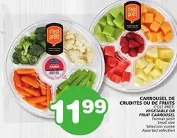 Marches Tradition C'EST PRÊT! VEGETABLE OR FRUIT CARROUSEL offer