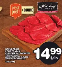 Marches Tradition STERLING SILVER FRESH BEEF FRESH BEEF FOR FONDUE OR RACLETTE offer