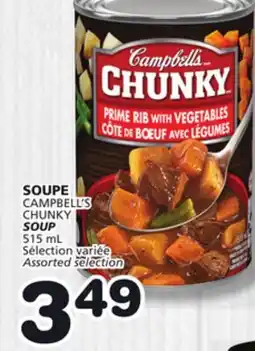 Marches Tradition CAMPBELL'S CHUNKY SOUP offer