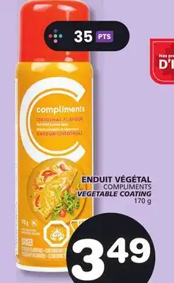 Marches Tradition COMPLIMENTS VEGETABLE COATING offer